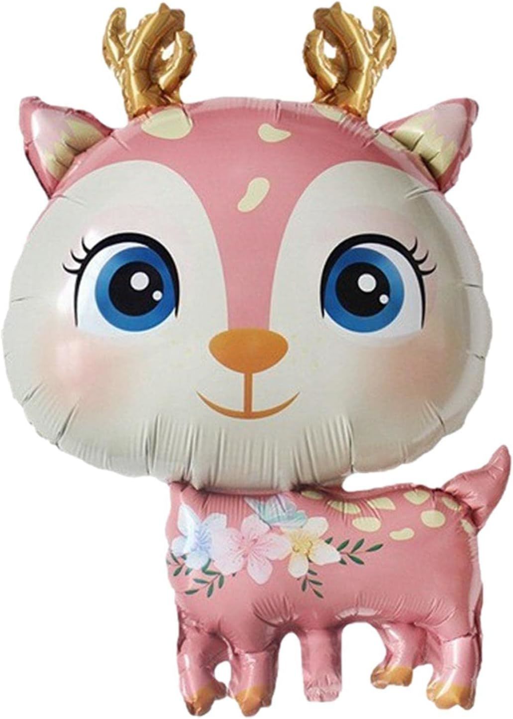 Geyik Pembe Balon Doğum Dünü Parti Eğlence Kutlama