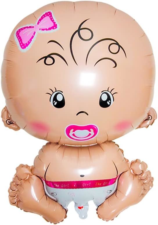Pembe Kız Çocuk Folyo Balon