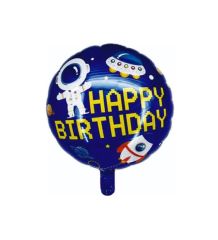Uzay Desenli Folyo Balon 18 inç