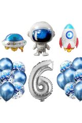 6 Yaş Uzay Temalı Folyo Set