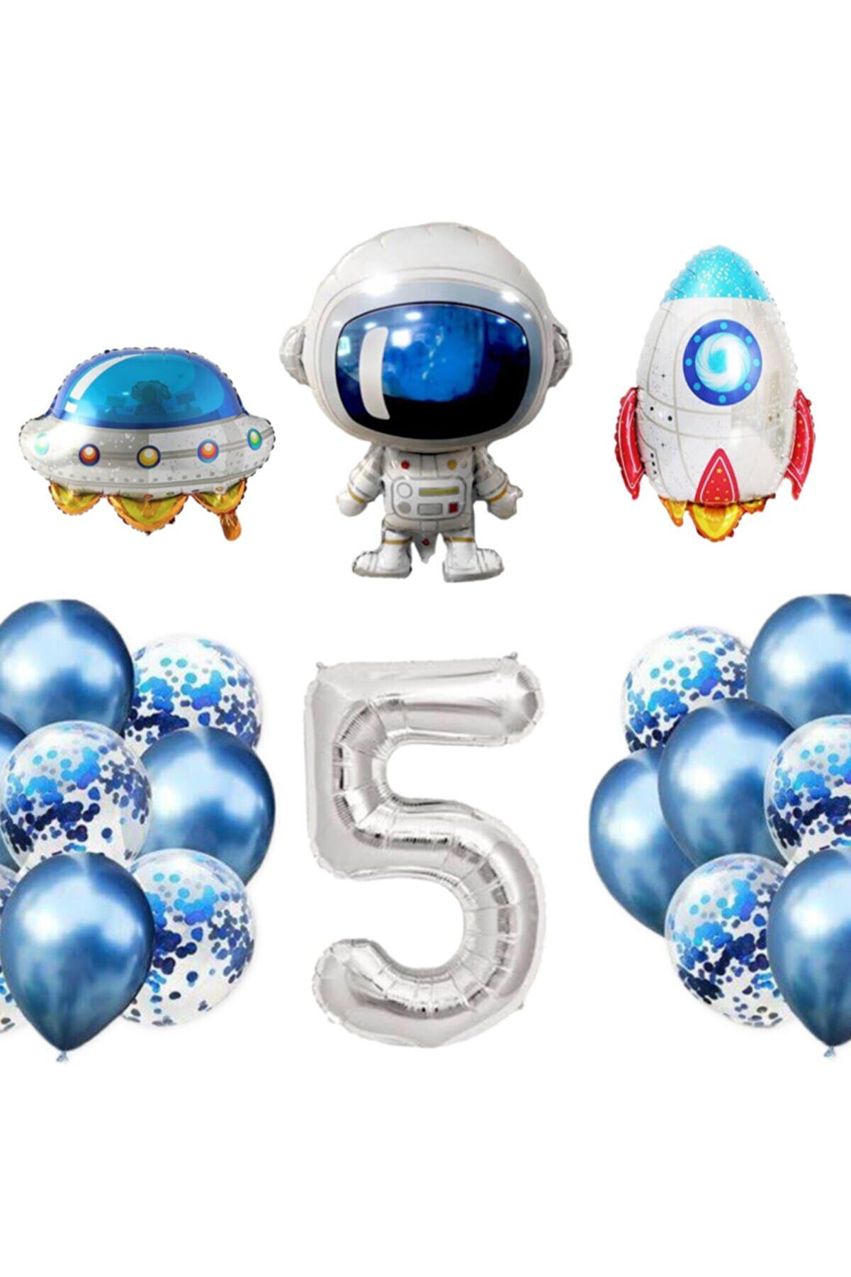 5 Yaş Uzay Temalı Folyo Set
