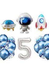 5 Yaş Uzay Temalı Folyo Set
