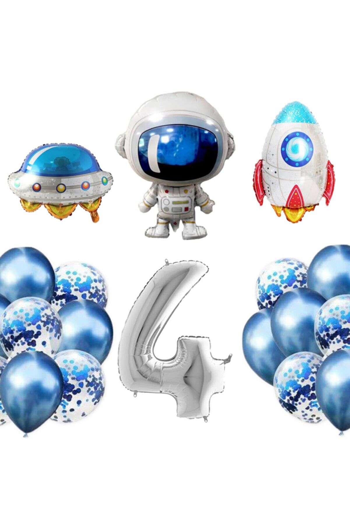 4 Yaş Uzay Temalı Folyo Set