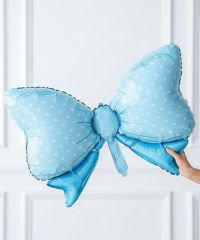 Mavi Fiyonk Folyo Balon Parti Kutlama