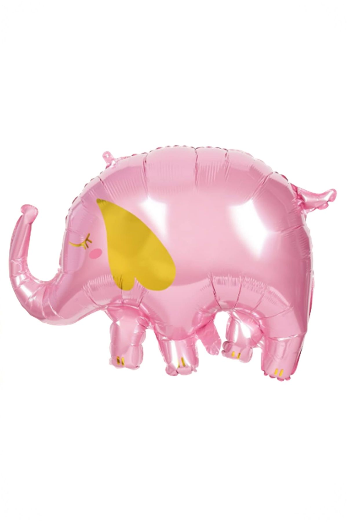 Pembe Fil Folyo Balon Doğum Günü Kutlama Parti Eğlence