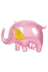 Pembe Fil Folyo Balon Doğum Günü Kutlama Parti Eğlence
