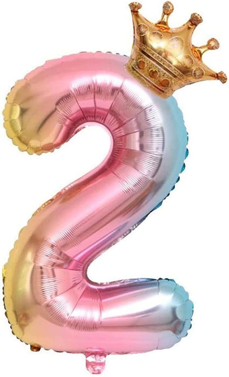 2 Yaş Gökkuşağı Folyo Balon Set