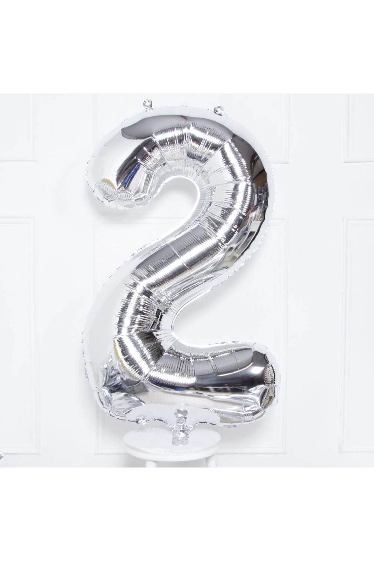 Gümüş 16 İnç Rakam Folyo Balon