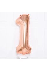 Rosegold Rakam Folyo Balon 16 İnç