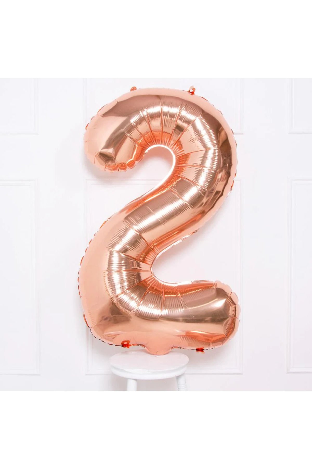 Rosegold Rakam Folyo Balon 16 İnç