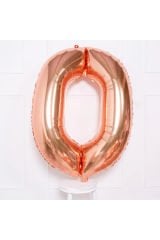Rosegold Rakam Folyo Balon 16 İnç