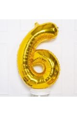 Gold 16 İnç Rakam Folyo Balon