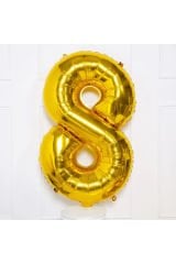 Gold 16 İnç Rakam Folyo Balon