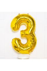 Gold 16 İnç Rakam Folyo Balon