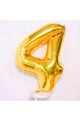 Gold 16 İnç Rakam Folyo Balon