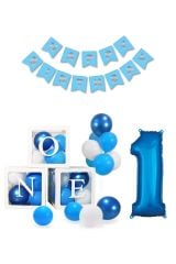 1 Yaş Doğum Günü Konsepti One Happy Bırthday