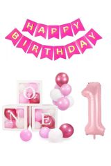 1 Yaş Doğum Günü Konsepti One Happy Bırthday