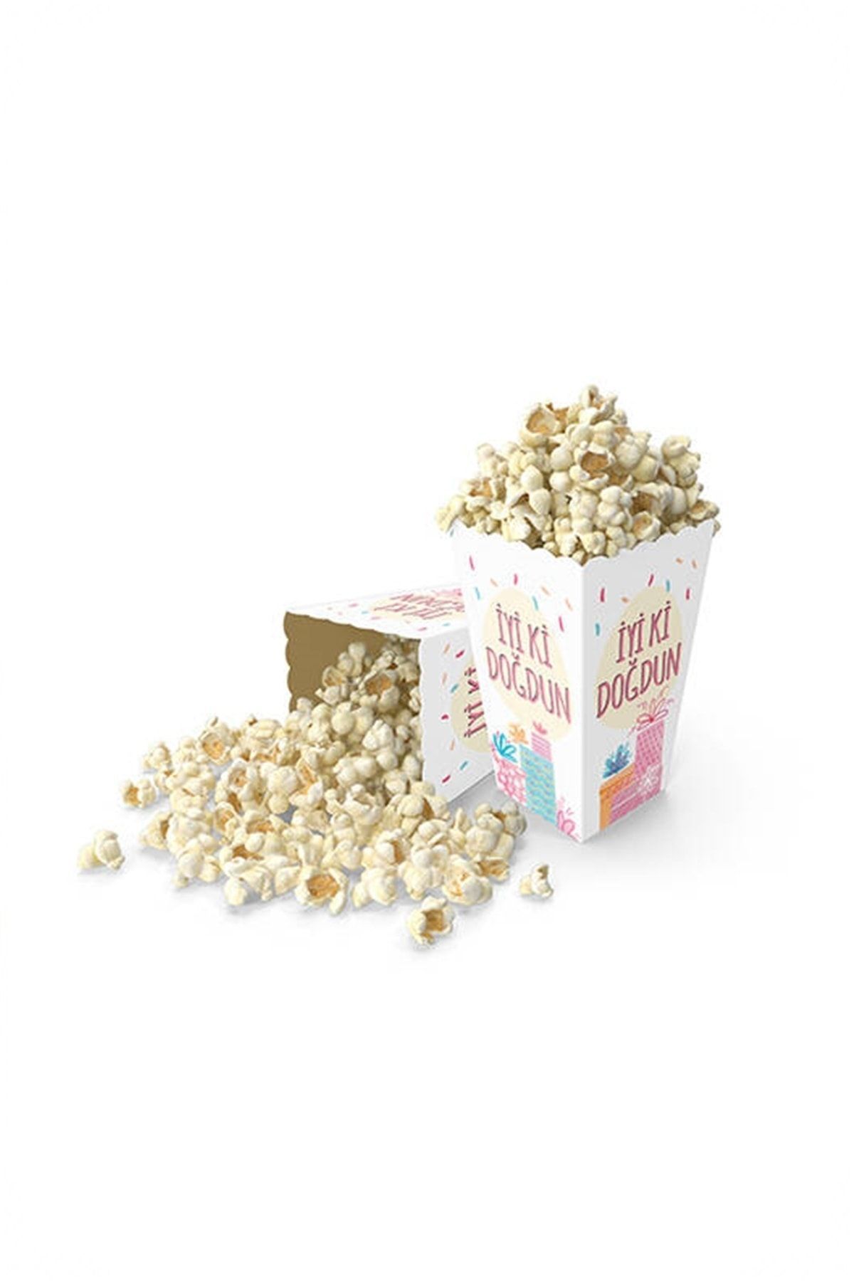 Popcorn Kutusu ( Mısır , Cips Kutusu ) 8 Adet