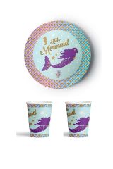 Unicorn Desenli Tabak Bardak Seti