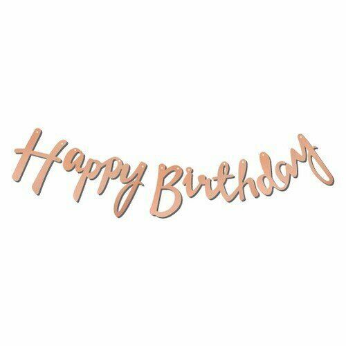 KALİGRAFİ BANNER KRAFT HAPPY BİRHTDAY