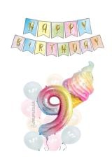 Dondurma Folyo Balon Seti