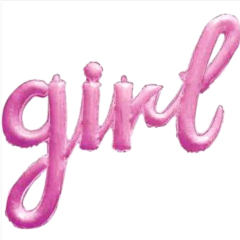 Girl Pembe Folyo Balon